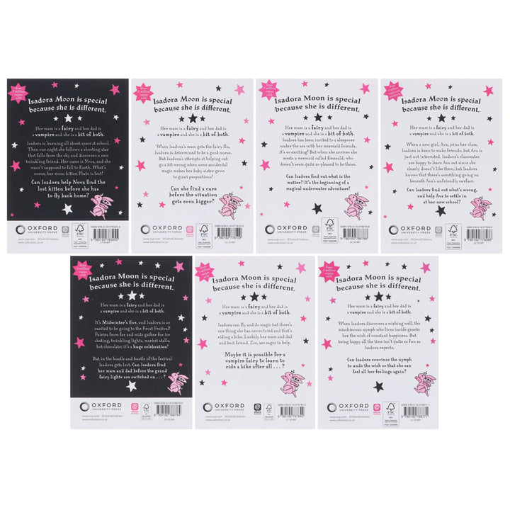 Isadora Moon Series By Harriet Muncaster: illustrated 7 Books Collection Set - Ages 5+ - Paperback