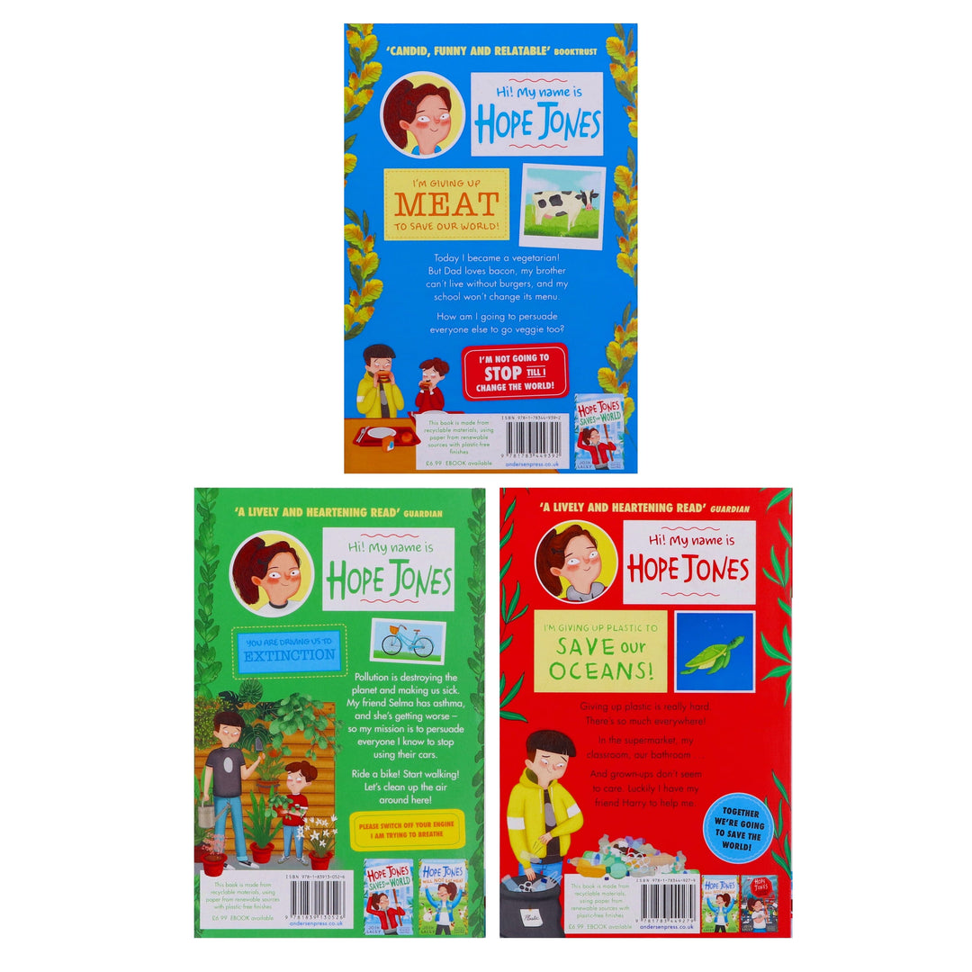 Hope Jones Save The World Series By Josh Lacey 3 Books Collection Set - Ages 8-11 - Paperback