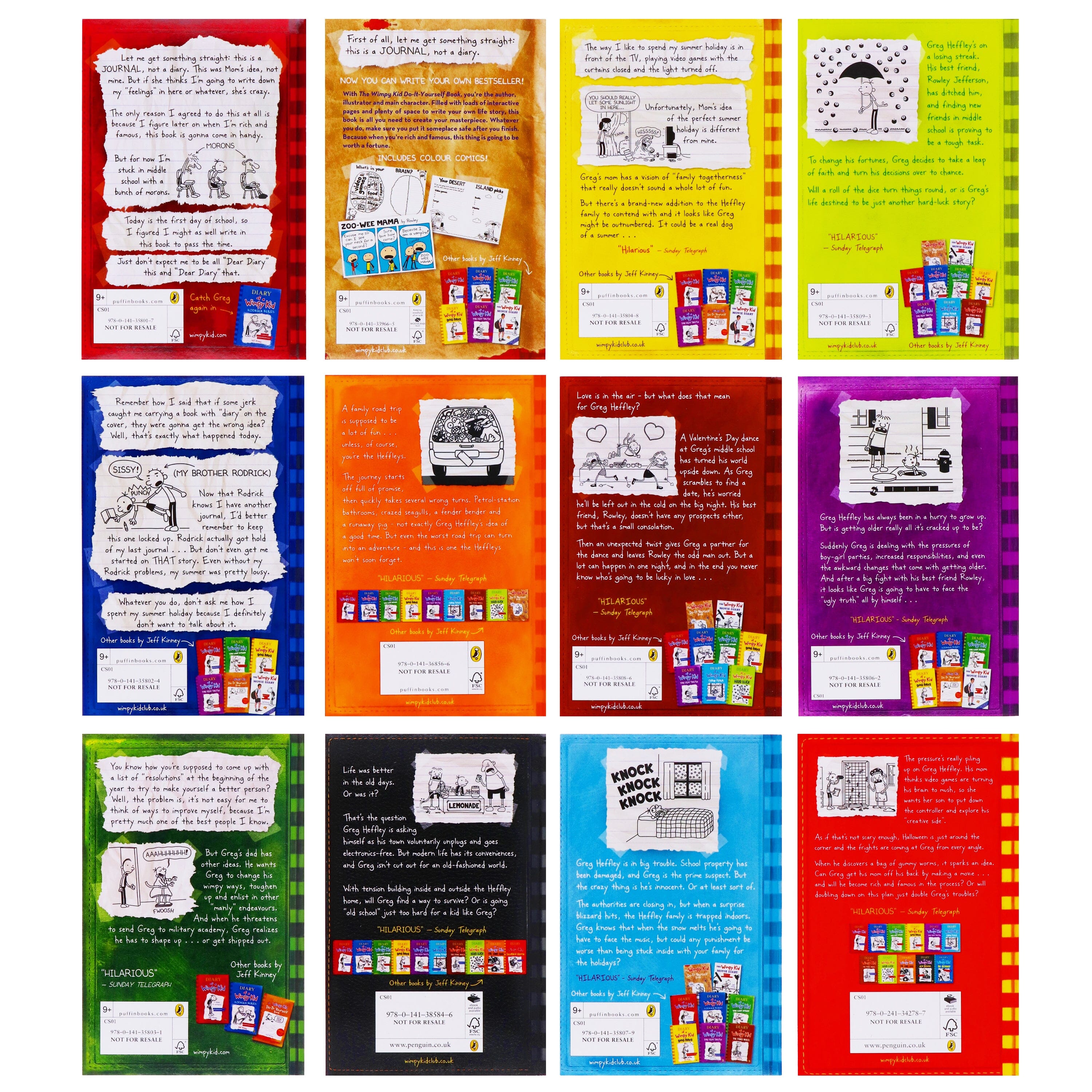 Diary of a Wimpy Kid Box of Books – American Bookworm