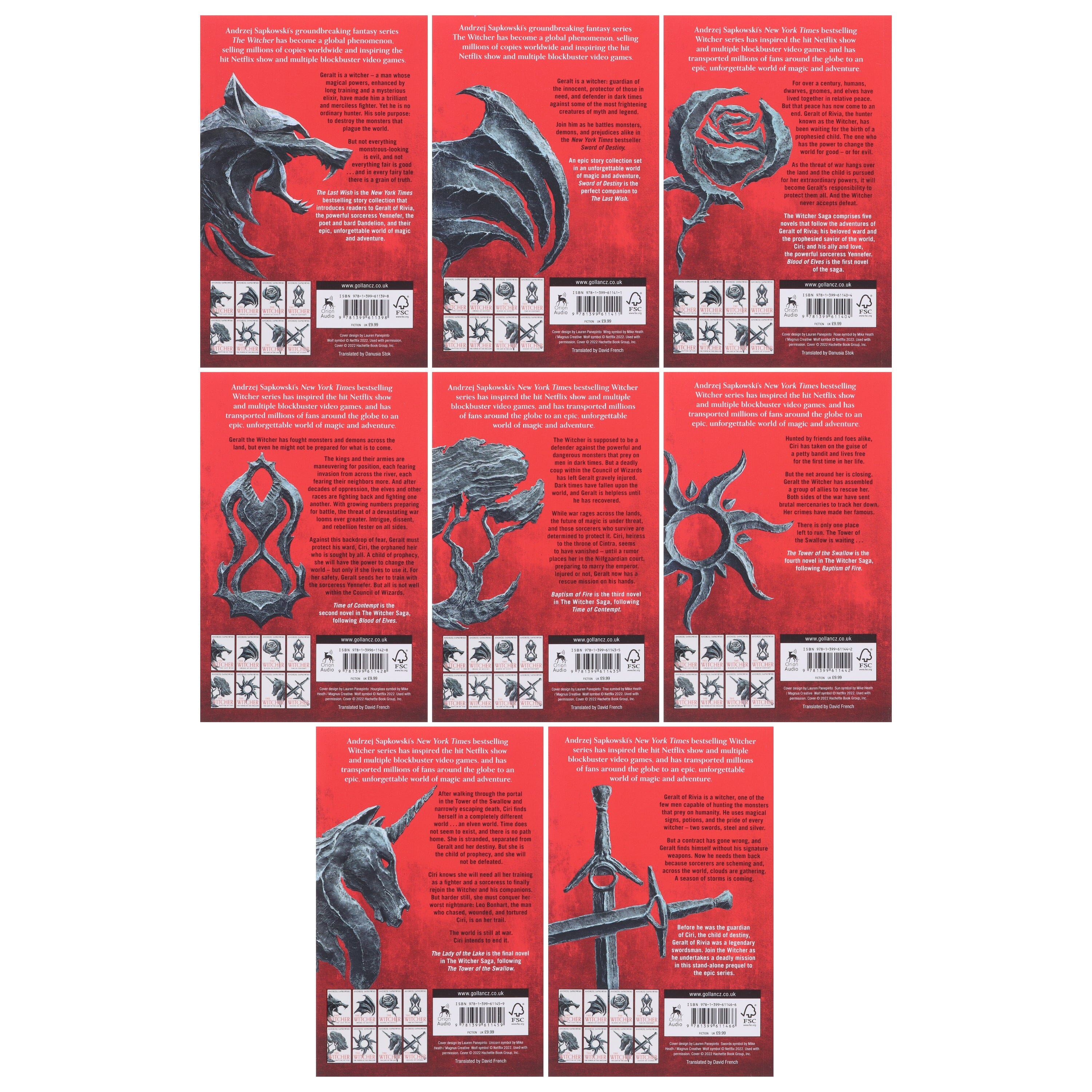 Witcher Complete Series by Andrzej Sapkowski – American Bookworm