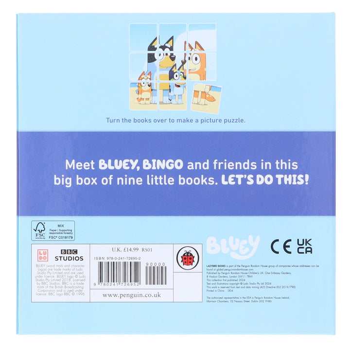 Bluey: Big Box of Little Books 9 Mini Books Box Set - Ages 3+ - Board Book