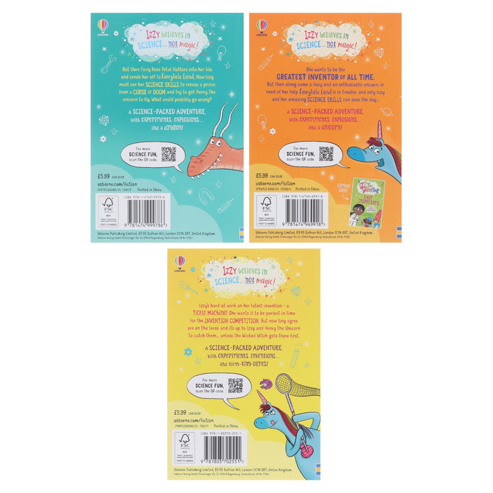 Izzy the Inventor Series By Zanna Davidson 3 Books Collection Set - Ages 5-8 - Paperback
