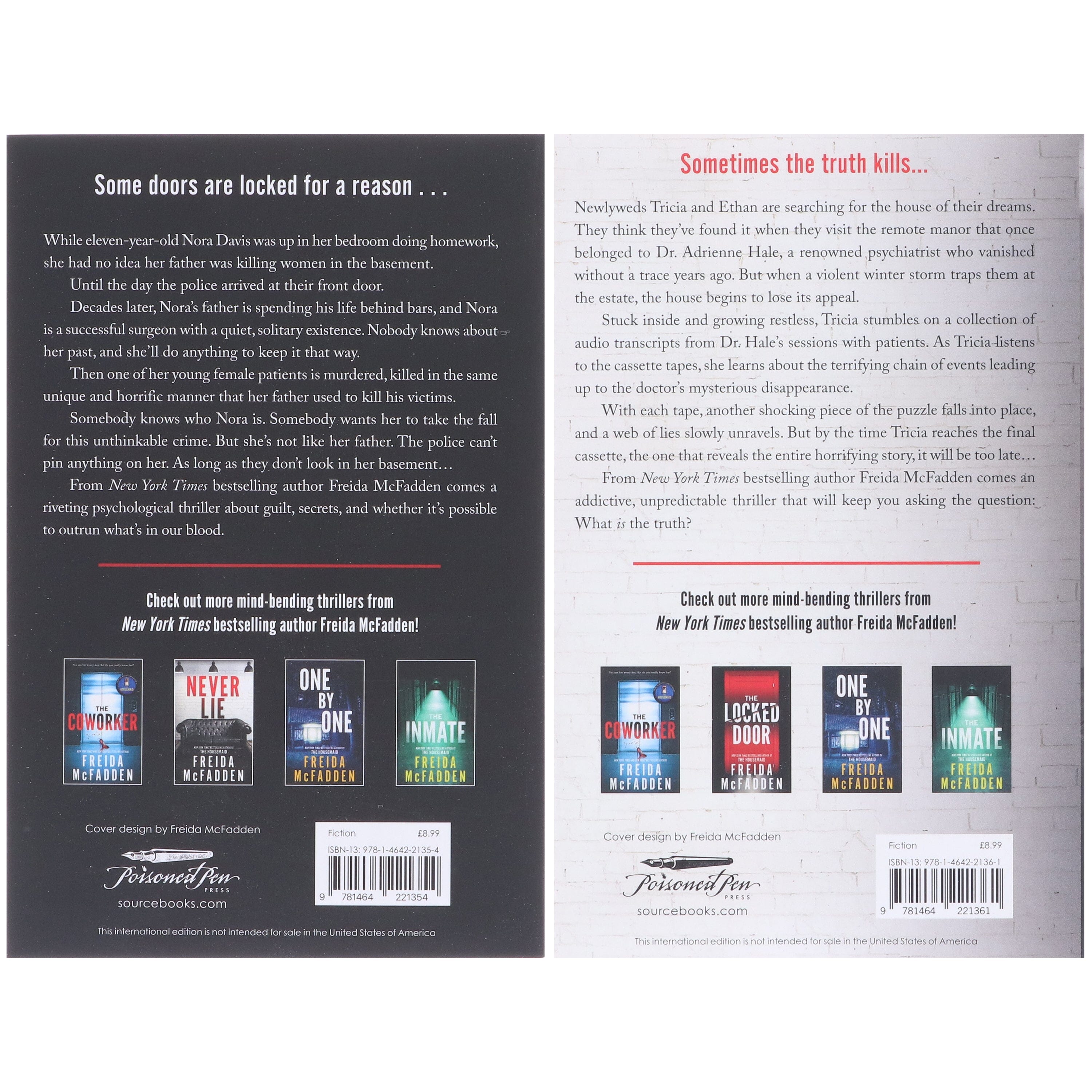 Freida McFadden 2 Books Collection Set - Fiction - Paperback