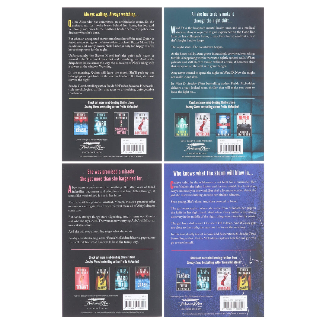 Freida McFadden Psychological Thriller Collection 4 Books Set - Fiction - Paperback