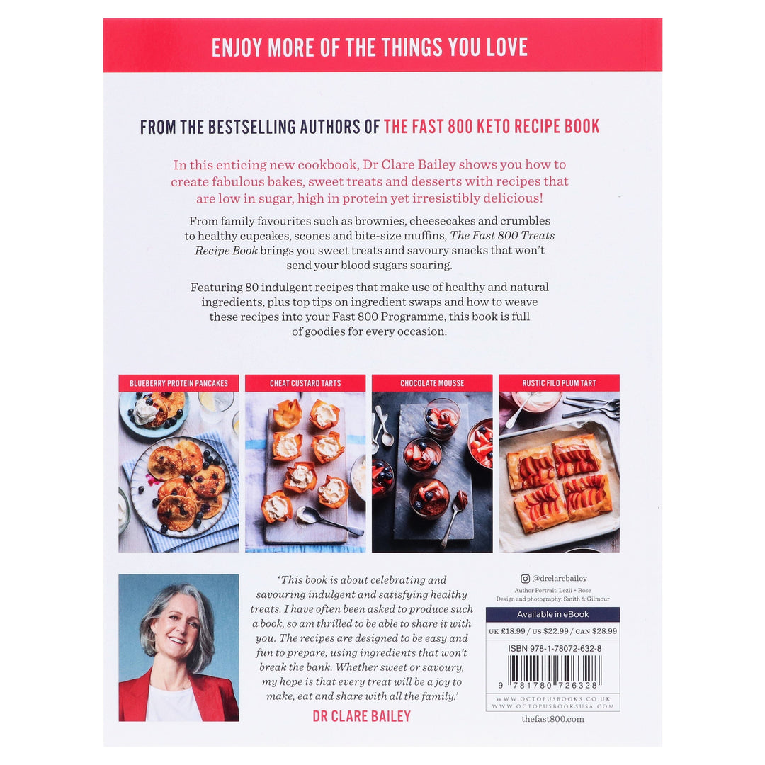 The Fast 800 Series: Treats Recipe Book by Dr Clare Bailey and Kathryn Bruton - Non Fiction - Paperback Non-Fiction Hachette