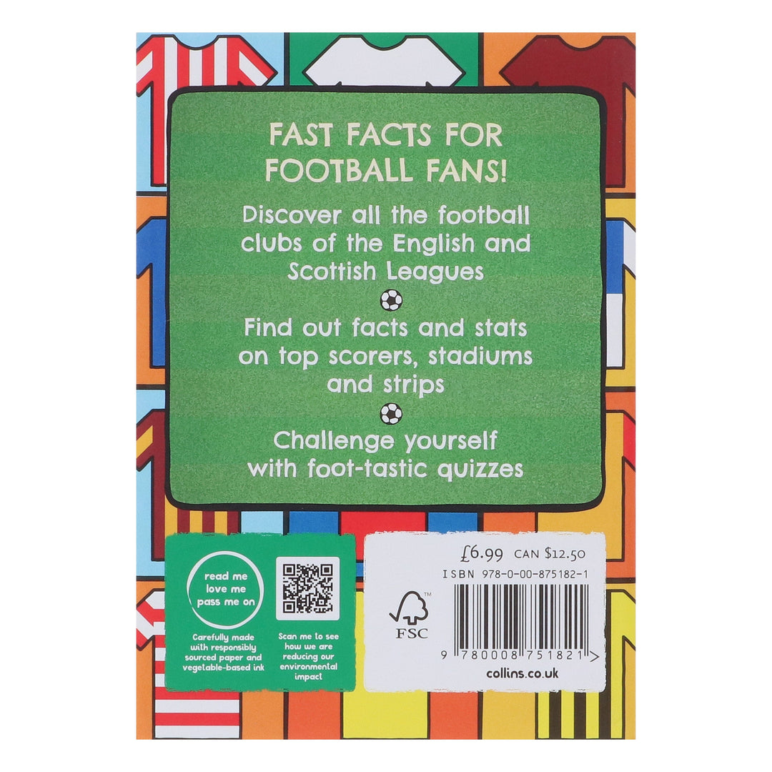 Football Clubs of England and Scotland: A pocket-sized football book packed with fun facts, world records, cool stats and quizzes - Ages 7+ - Paperback
