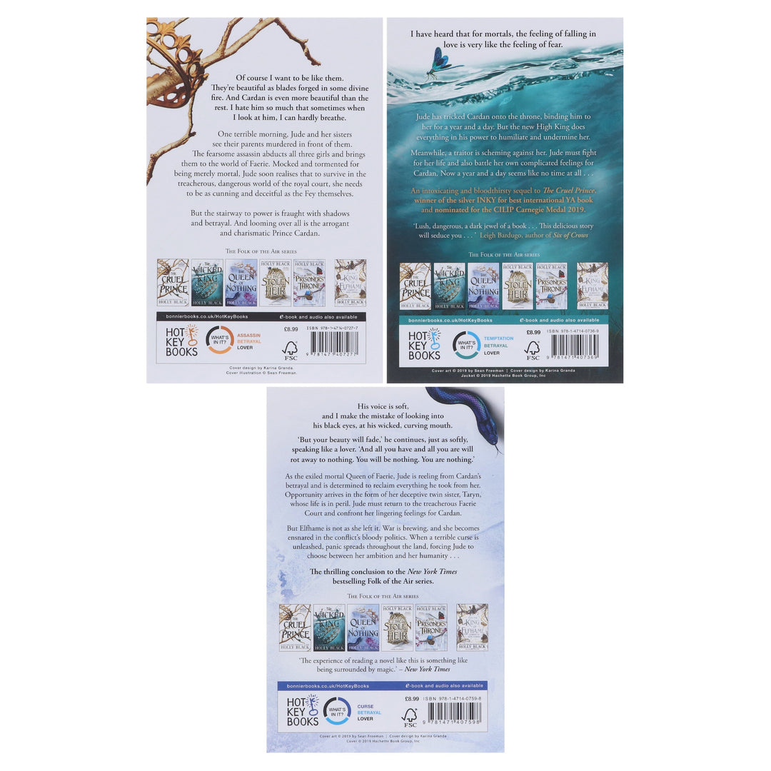 The Folk of the Air Series by Holly Black 3 Books Collection Box Set - Ages 14+ - Paperback