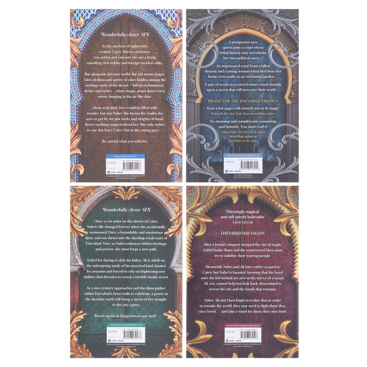 The Daevabad Trilogy Collection 4 Books Set By S. A. Chakraborty - Ages 13+ - Paperback