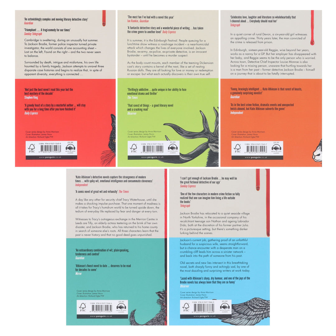 Jackson Brodie Series by Kate Atkinson 5 Books Collection Set - Fiction - Paperback