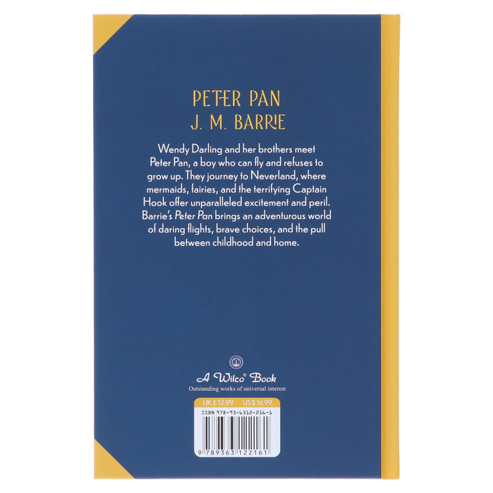 Peter Pan by J. M. Barrie - Fiction - Sprayed Edges Hardback