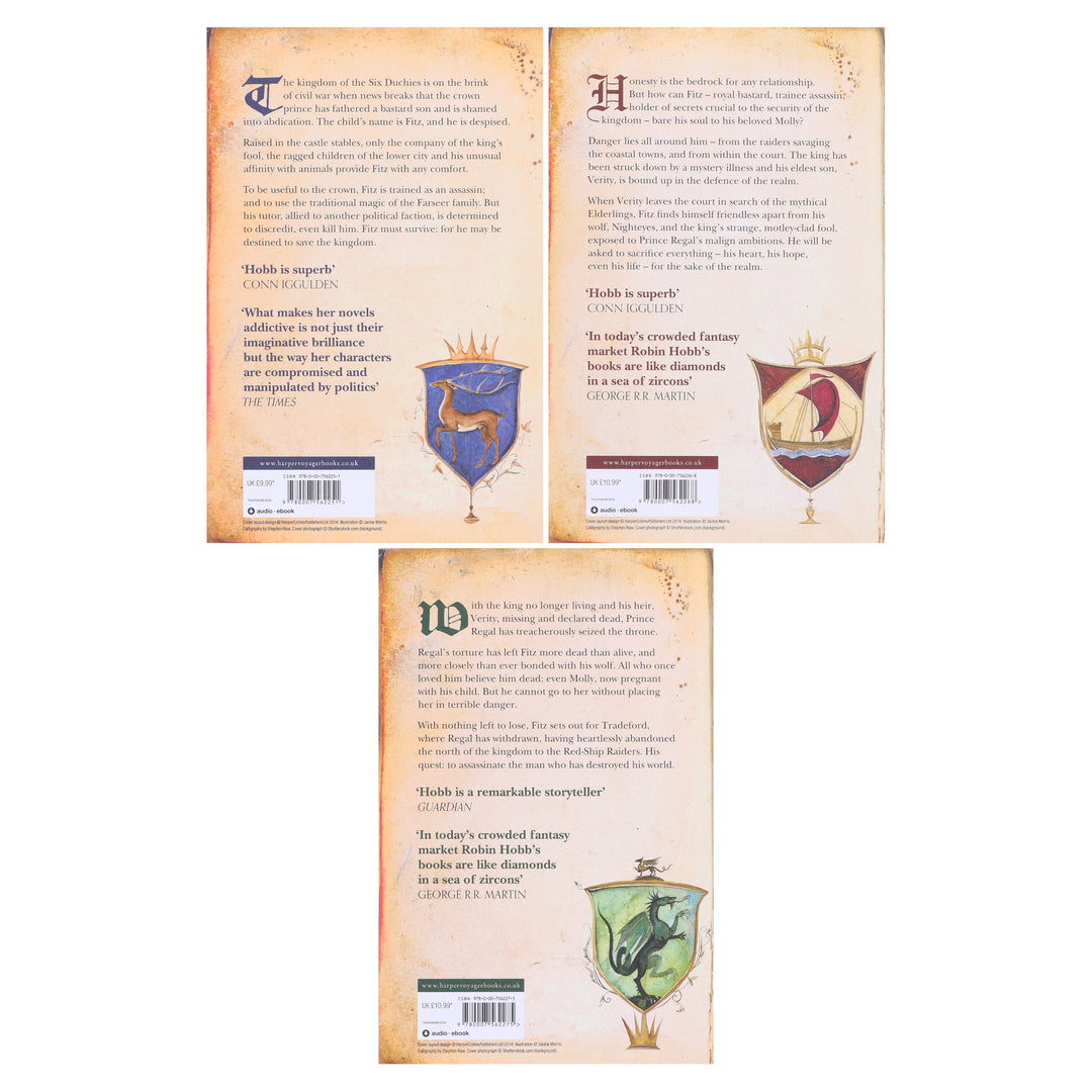 Farseer Trilogy by Robin Hobb 3 Books Collection Set - Fiction - Paperback