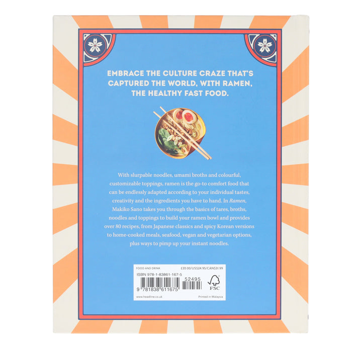 Ramen: 80 Easy Noodle Bowls and Broths by Makiko Sano - Non Fiction - Hardback