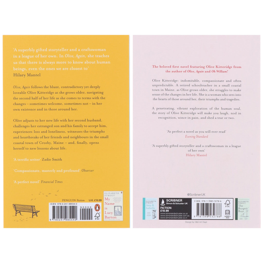 Olive Kitteridge Series by Elizabeth Strout 2 Books Collection Set - Fiction - Paperback