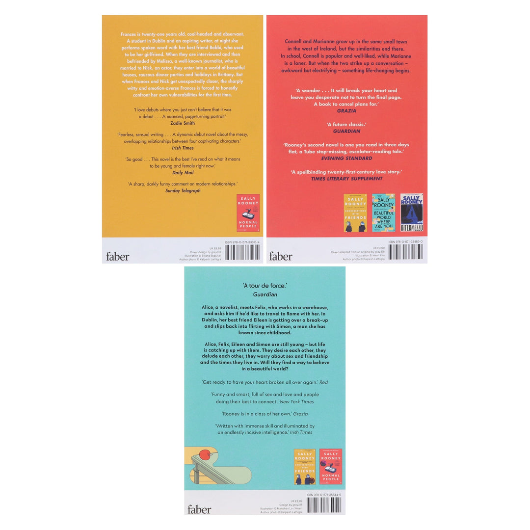 Beautiful World, Where Are You Sally, Normal People & Conversations with Friends By Sally Rooney: 3 Books Collection Set - Fiction - Paperback