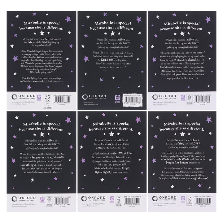 Mirabelle Series (Books 9-14) by Harriet Muncaster: Illustrated 6 Books Collection Set (Isadora Moon) - Ages 5-8 - Paperback