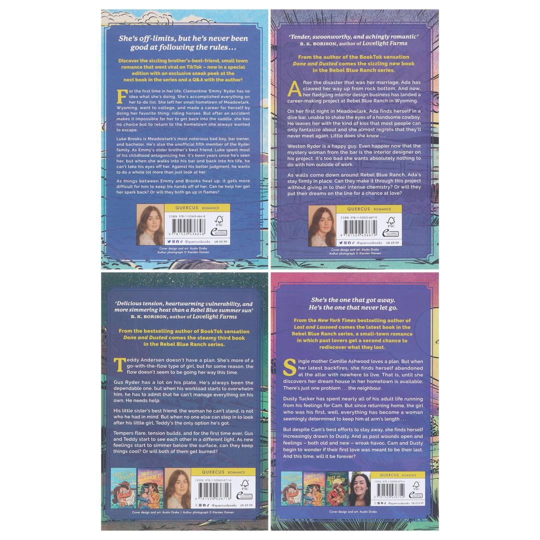 Rebel Blue Ranch Series by Lyla Sage: 4 Books Collection Set - Fiction - Paperback