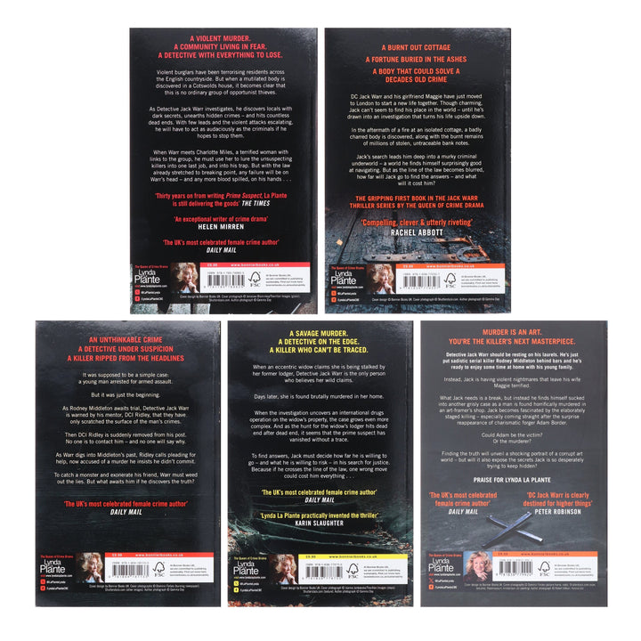 Detective Jack Warr Series By Lynda La Plante 5 Book Collection Set - Fiction - Paperback