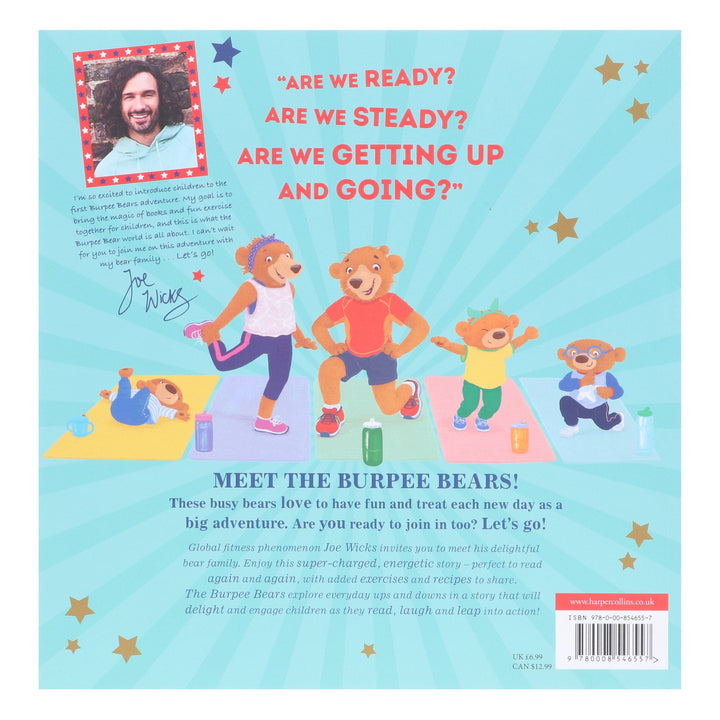 The Burpee Bears Illustrated Glorious Picture Book by Joe Wicks - Ages 3-5 - Paperback