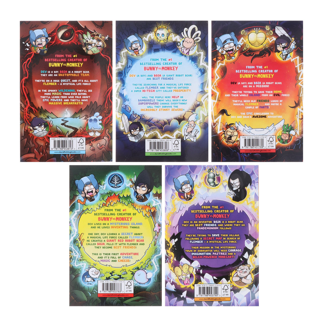 Flember Series by Jamie Smart 5 Books Collection Set - Ages 9-11 - Paperback