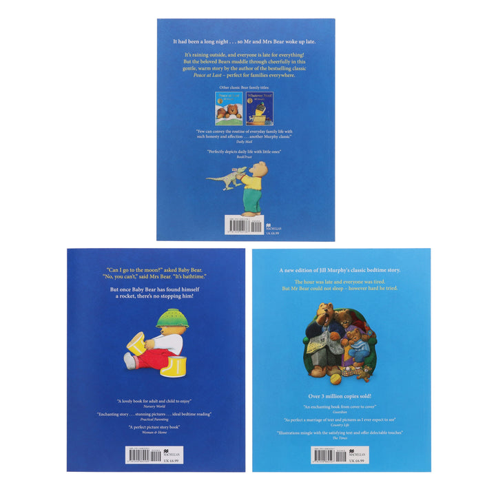 A Bear Family Book Collection by Jill Murphy 3 Books Set - Ages 2-5 - Paperback