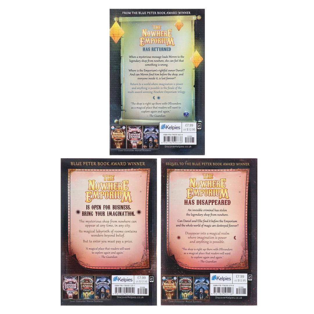 The Nowhere Emporium by Ross MacKenzie 3 Books Collection Set - Age 8-12 - Paperback