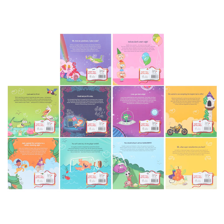 Fairytale Retellings 10 Picture Books Collection Box Set By Red - Ages 7-9 - Paperback (Includes 10 Free Audiobook!)