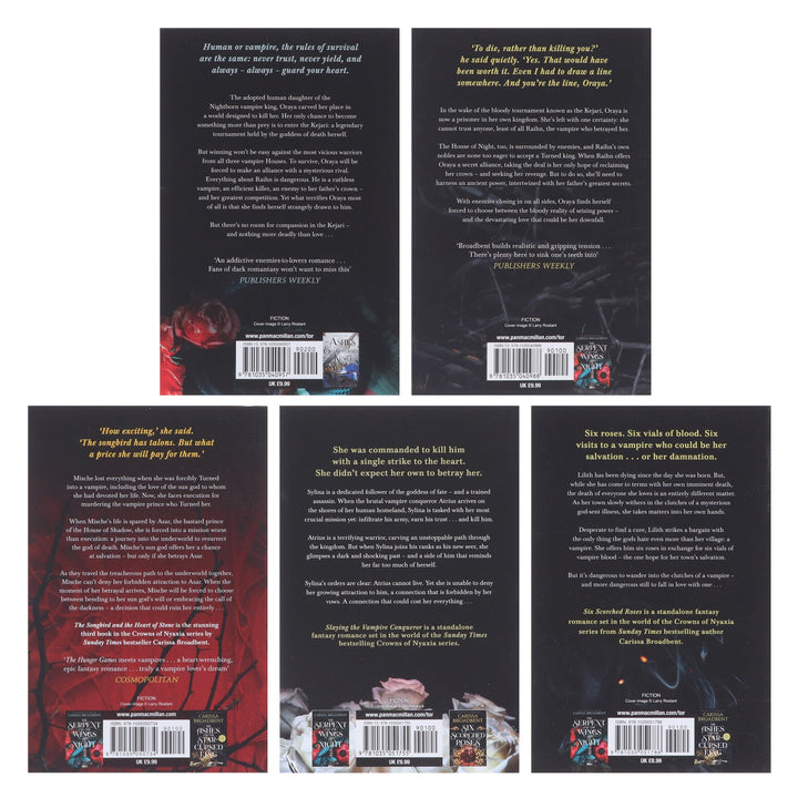 Crowns of Nyaxia Series By Carissa Broadbent 5 Books Collection Set - Fiction - Paperback