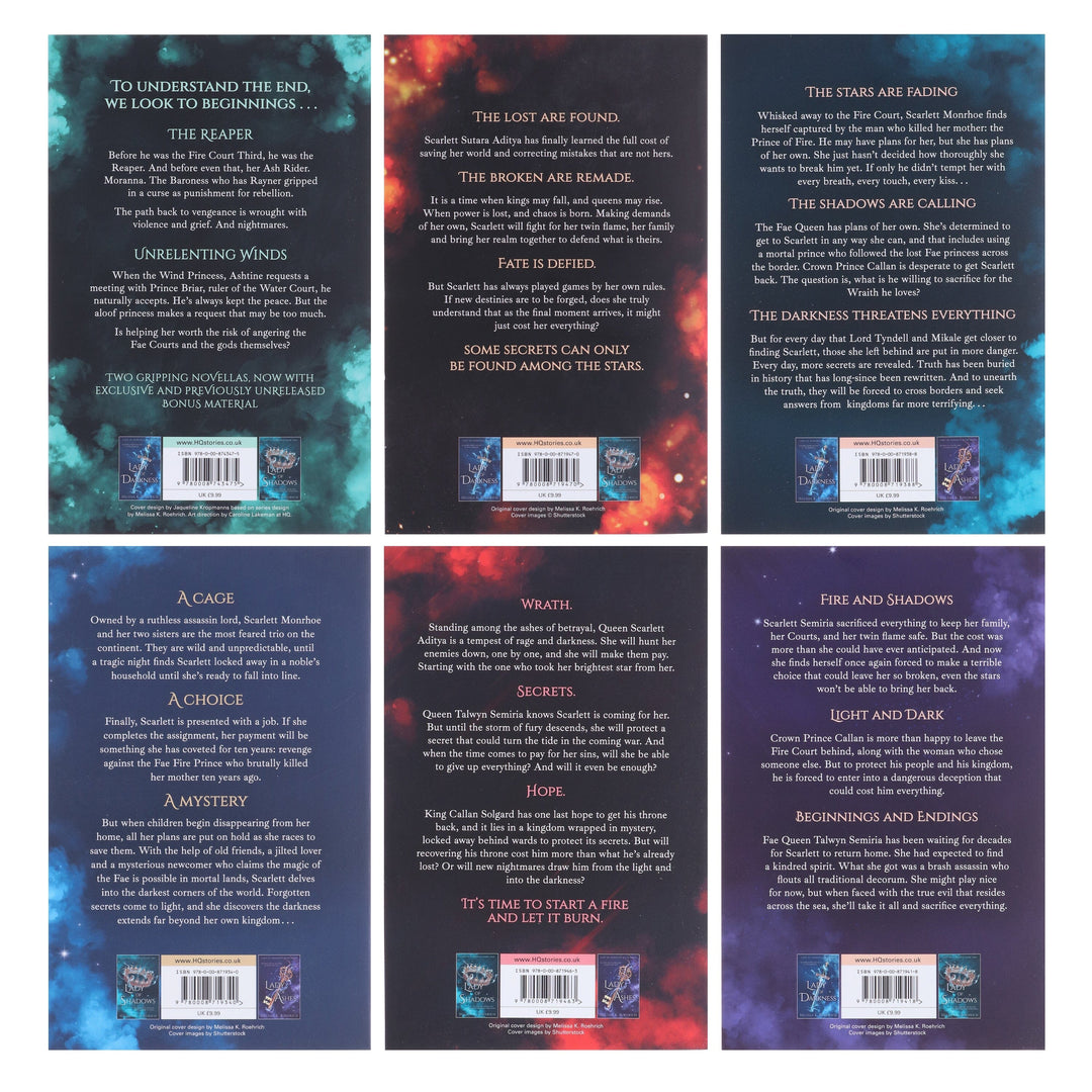 Lady of Darkness Series by Melissa K. Roehrich 6 Books Collection Set - Fiction - Paperback