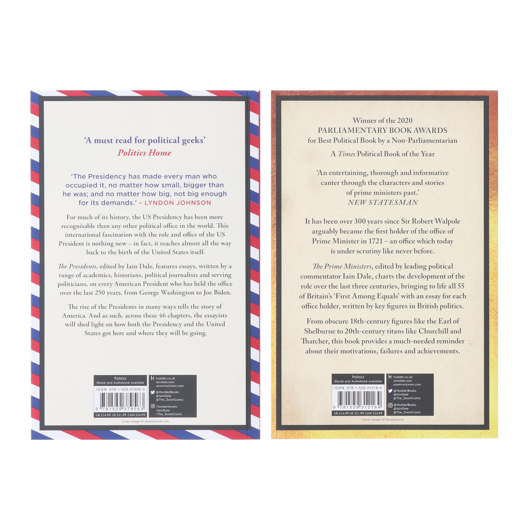 Iain Dale Collection (The Prime Ministers & The Presidents) 2 Books Set - Non Fiction - Paperback