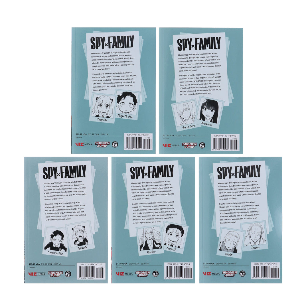 Spy x Family Series (Vol 11-15) by Tatsuya Endo 5 Books Collection Set - Ages 14+ - Paperback