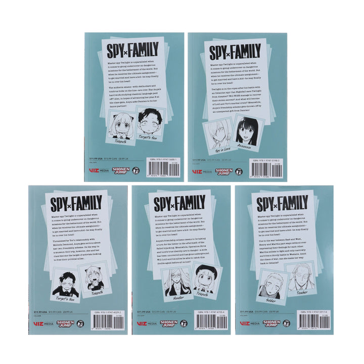 Spy x Family Series (Vol 11-15) by Tatsuya Endo 5 Books Collection Set - Ages 14+ - Paperback