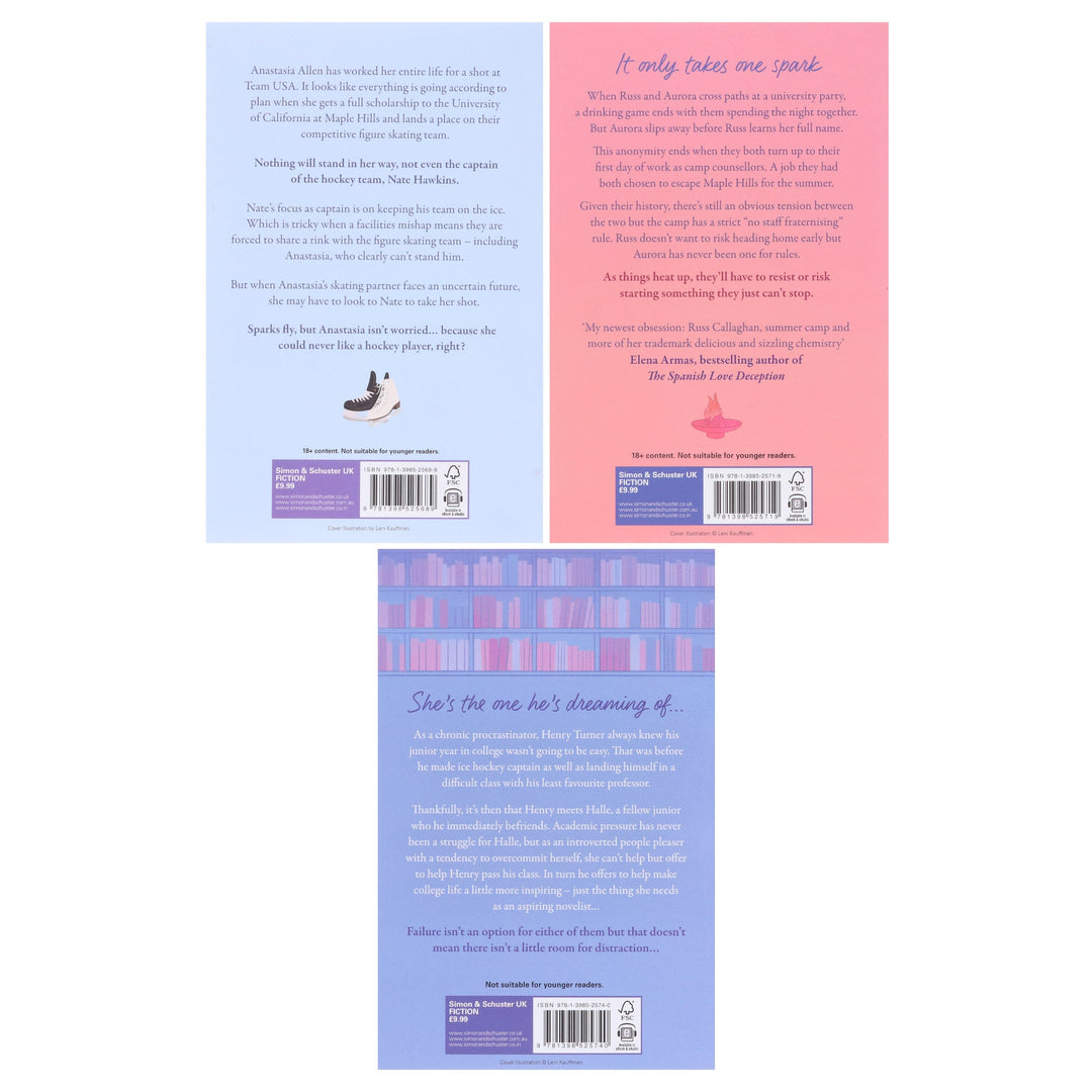 The Maple Hills Series By Hannah Grace (Icebreaker, Wildfire & Daydream) 3 Books Collection Set - Fiction - Paperback