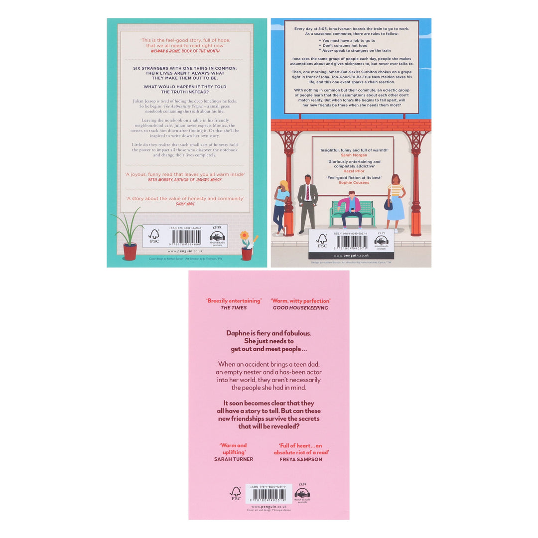 How to Age Disgracefully, The Authenticity Project & The People on Platform 5 By Clare Pooley: 3 Books Collection Set - Fiction - Paperback