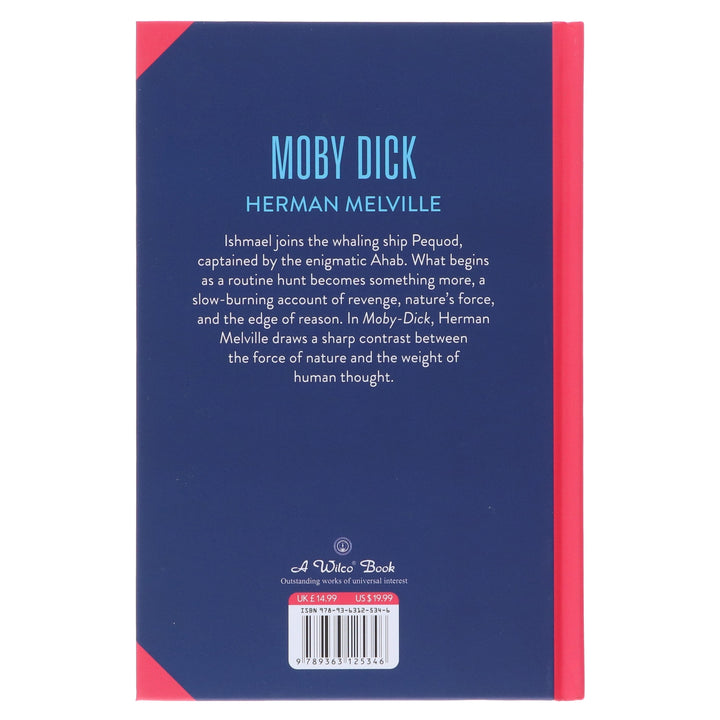 Moby Dick by Herman Melville - Fiction - Sprayed Edge Hardback