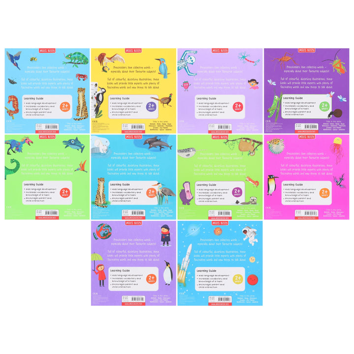 Big Words for Little Experts By Miles Kelly: 10 Books Collection Set - Ages 2+ - Paperback