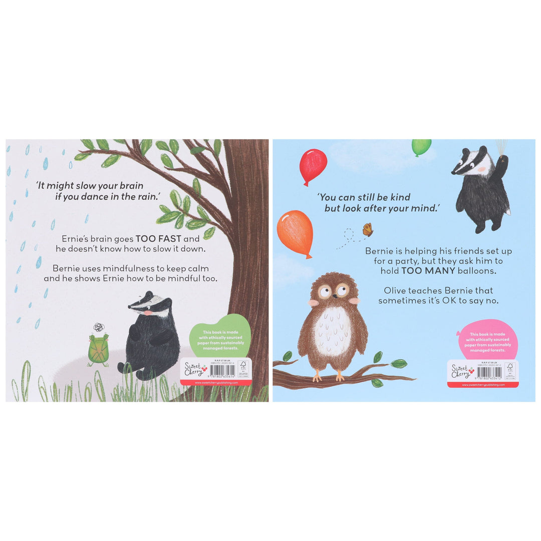 Ernie's Mindful Journey: A Story of Mindfulness and Self-Care by Kirsty Topley 2 Picture Books Set (Includes Free Audiobook)- Ages 5-7 - Paperback