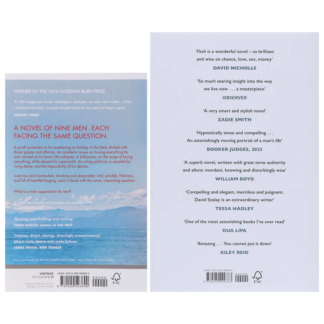 David Szalay Collection (All That Man Is & Flesh) 2 Books Set - Fiction - Paperback/Hardback