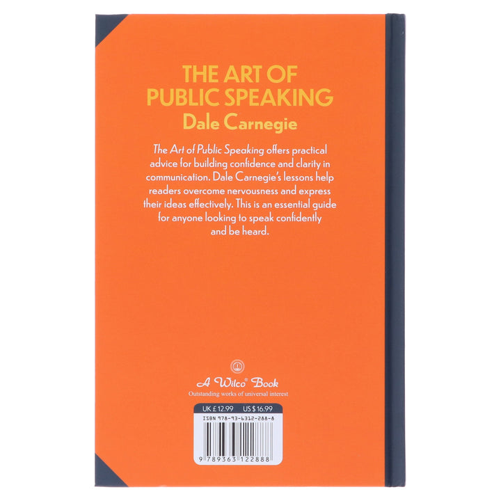 The Art Of Public Speaking by Dale Carnegie - Non Fiction - Sprayed Edges Hardback