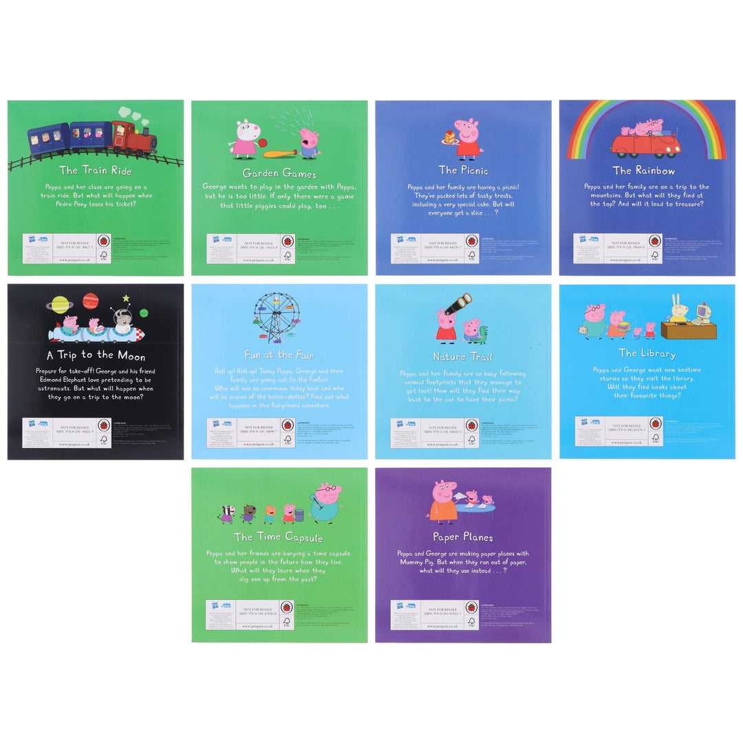 Peppa Pig: Peppa's Awesome Adventures Storybook Collection 10 Books Set - Ages 0-5 - Paperback