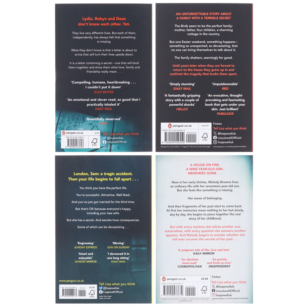Lisa Jewell's The House We Grew Up In, The Truth About Melody Browne, The Third Wife & The Making of Us: 4 Books Set - Fiction - Paperback