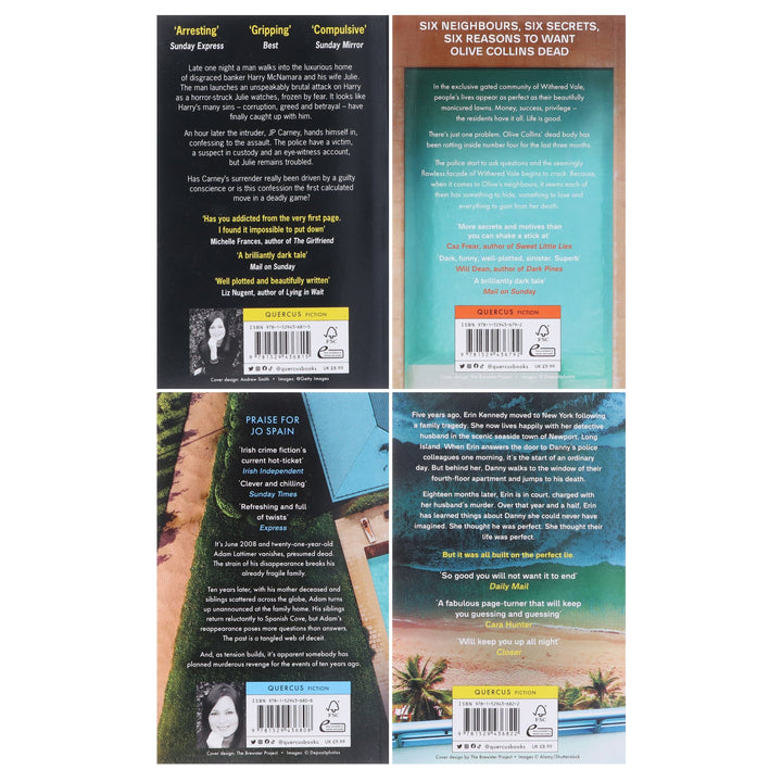Jo Spain Novels 4 Book Collection Set - Fiction - Paperback