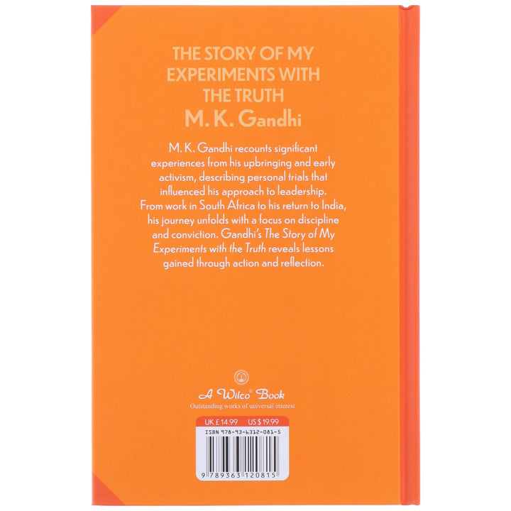 The Story of My Experiments with the Truth by M.K. Gandhi (Sprayed Edges) - Non Fiction - Hardback
