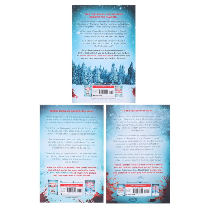 DI James Walker Series (Book 4-6) by Alex Pine 3 Books Collection Set - Fiction - Paperback