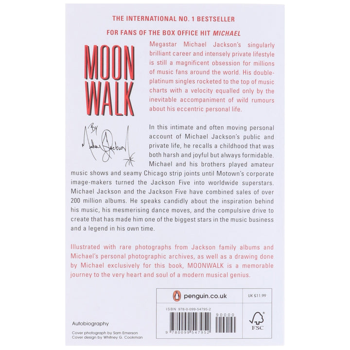 Moonwalk by Michael Jackson: His One & Only Autobiography - Non Fiction - Paperback