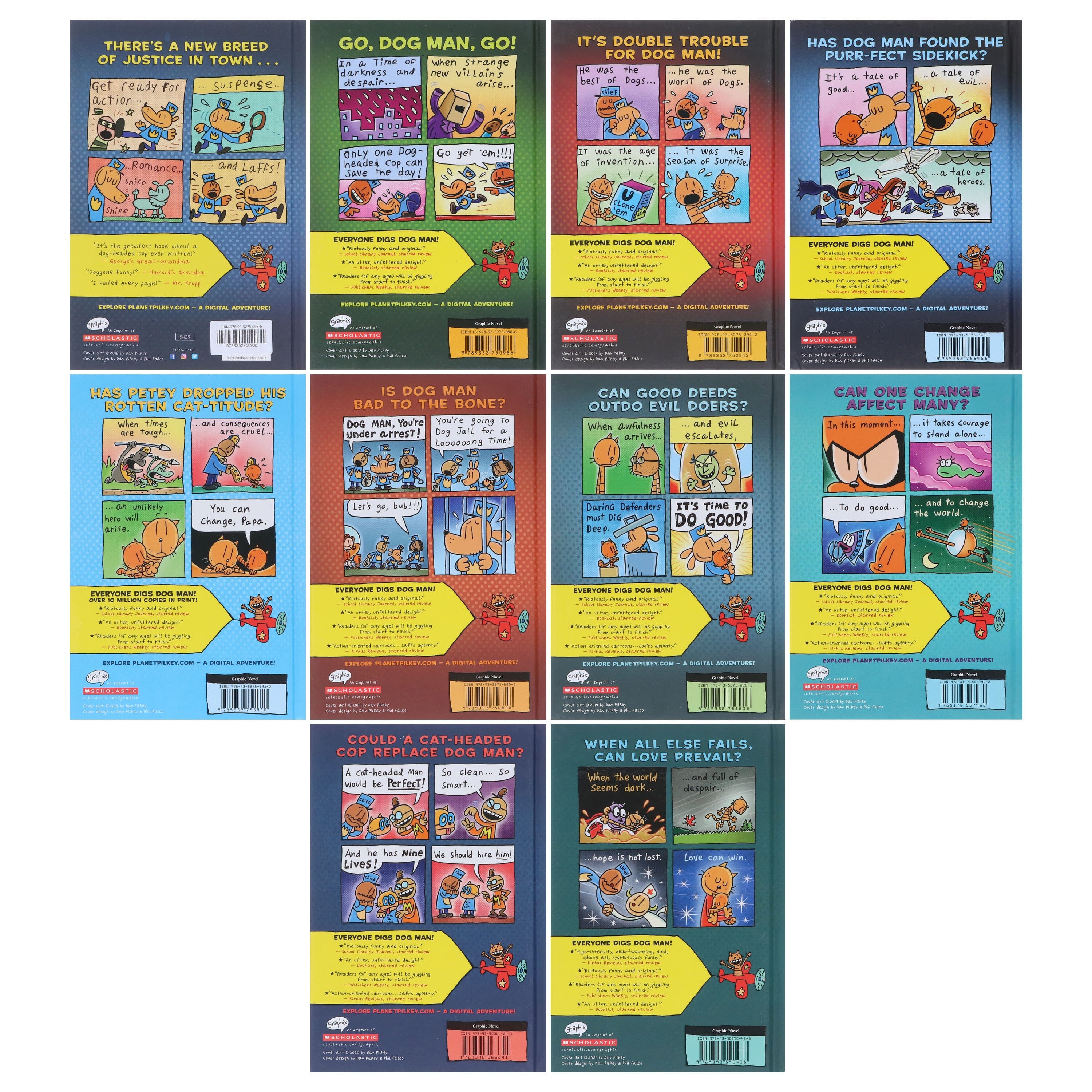 Dog Man by Dav Pilkey: Books 1-10 – American Bookworm