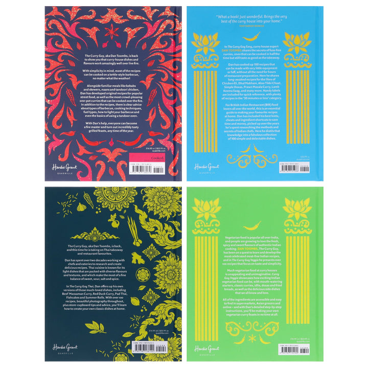The Curry Guy Collection By Dan Toombs 4 Books Set - Non Fiction - Hardback
