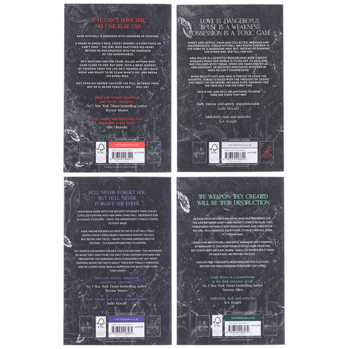 The Edge of Darkness Series by Leigh Rivers 4 Books Collection Set - Fiction - Paperback