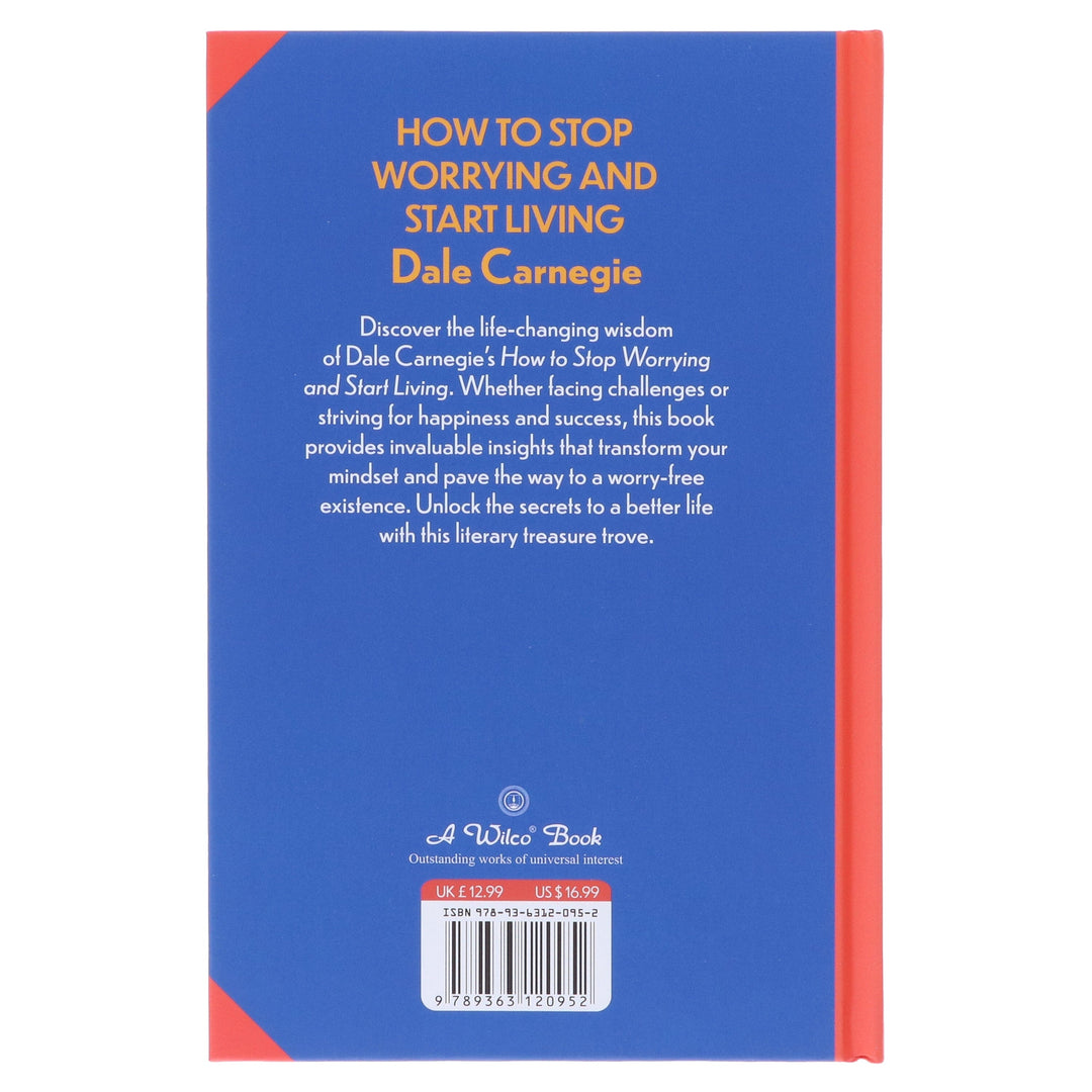How to Stop Worrying and Start Living by Dale Carnegie - Non Fiction - Sprayed Edges Hardback