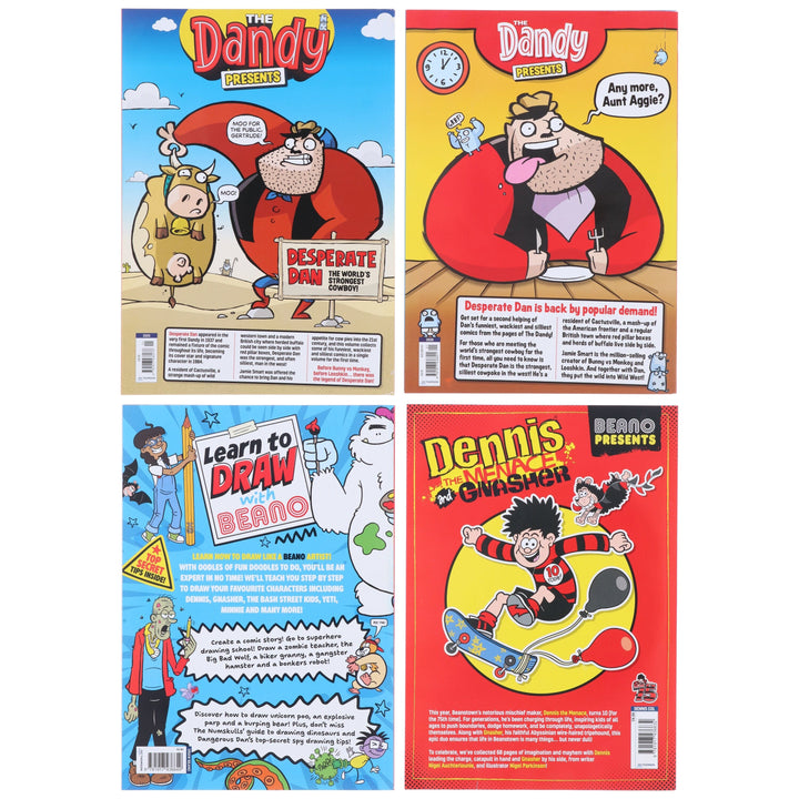 The Beano & Dandy Presents 4 Comic Books Collection Set - Ages 5+ - Paperback