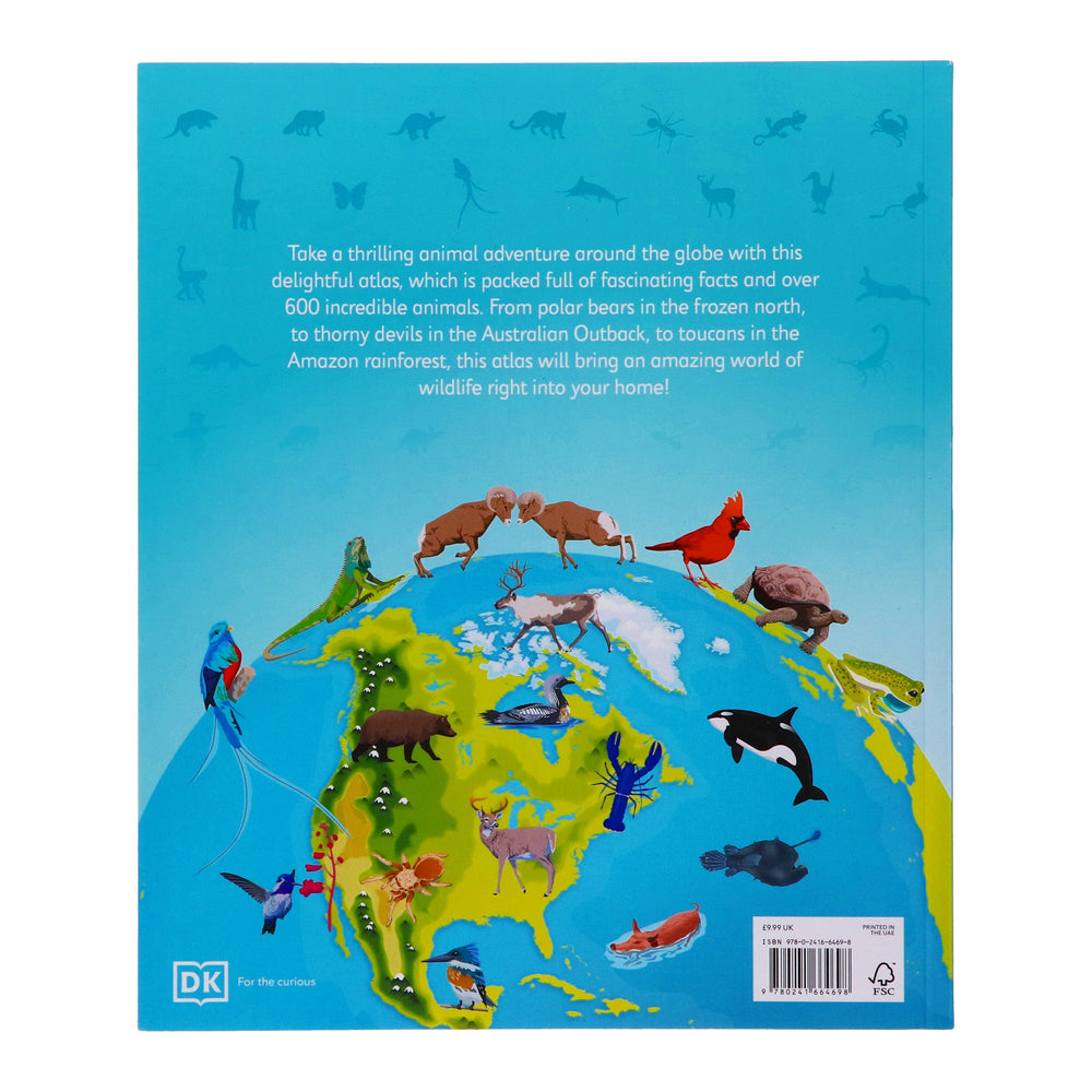 Children's Illustrated Animal Atlas By DK Children - Ages 7-9 - Paperback 7-9 DK Children